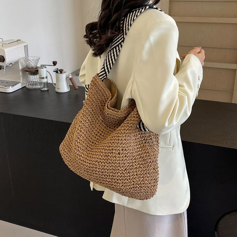 Vintage Handmade Raffia Crossbody Bag 6 S51ed9061f934441fba45ba48f89055b30
