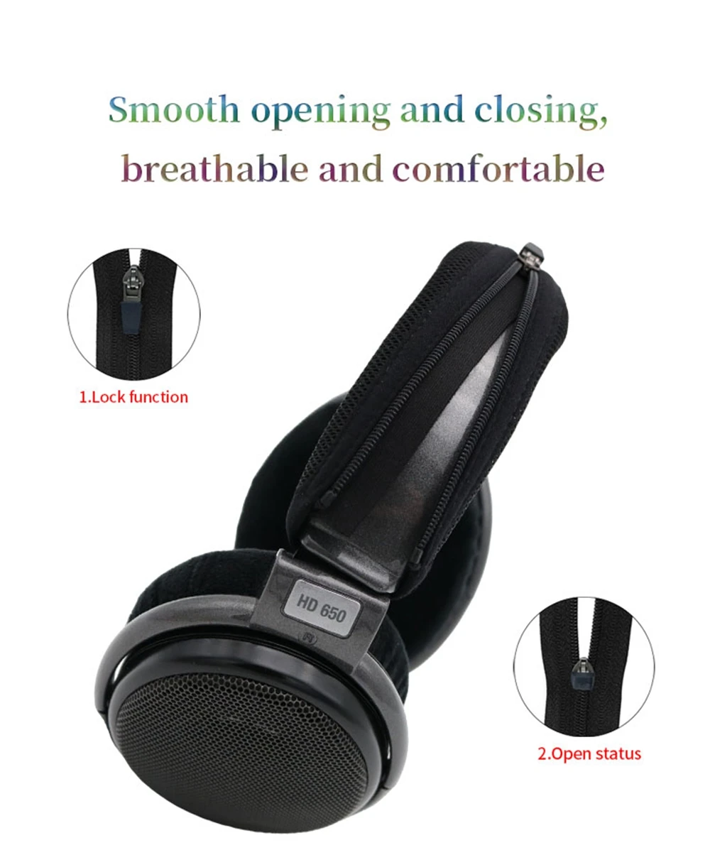 Headphone Head Beam Cover for SENNHEISER HD 650 Earphone Protective Case HD650 Headset Headbeam Sleeve Headphone Head Beam Cover for SENNHEISER HD 650 Earphone Protective Case HD650 Headset Headbeam Sleeve