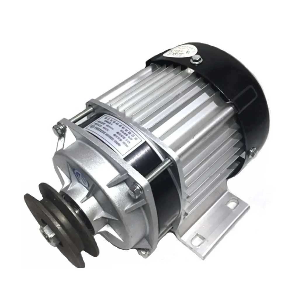 

350W 500w 650W 750W DC 48V / 60v belt pulley brushless DC motor, electric bicycle motor, BLDC. BM1418ZXF