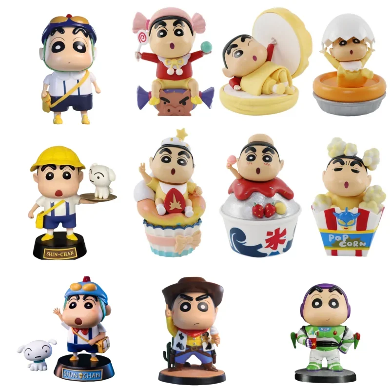 

Crayon Shin-chan Model Sakurada Nene Kazama Tōru Boochan Anime Peripheral Ornaments Car Desktop Cute Doll Holiday Gift Toys