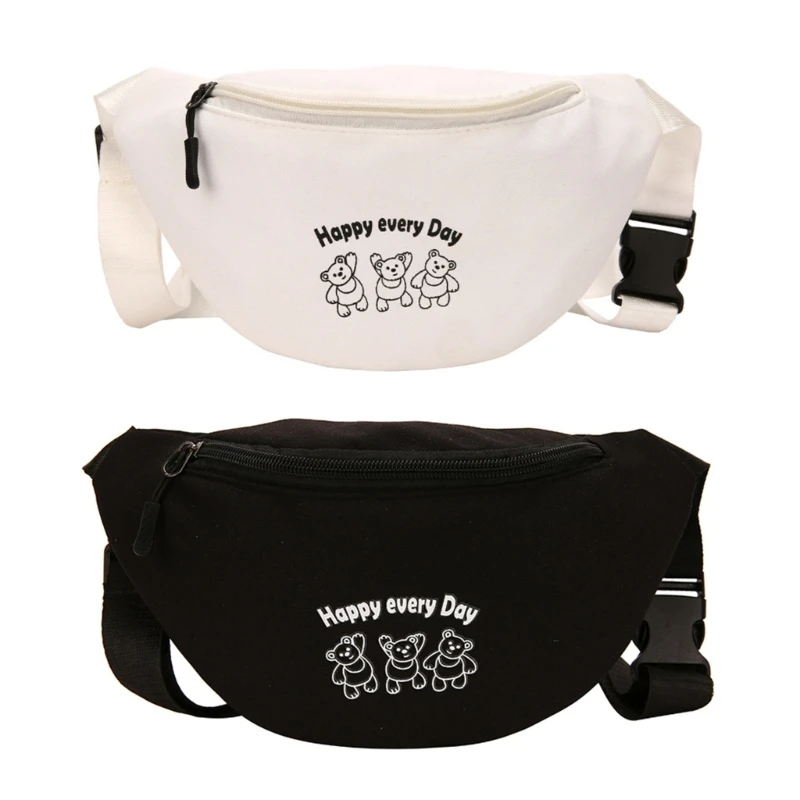 Lovely Cartoon Print Waist Bag Women Casual Canvas Belt Crossbody Chest Purse Outdoor Sports Large Capacity Sling Shoulder Bag
Lovely Cartoon Print Waist Bag Women Casual Canvas Belt Crossbody Chest Purse Outdoor Sports Large Capacity Sling Shoulder Bag
