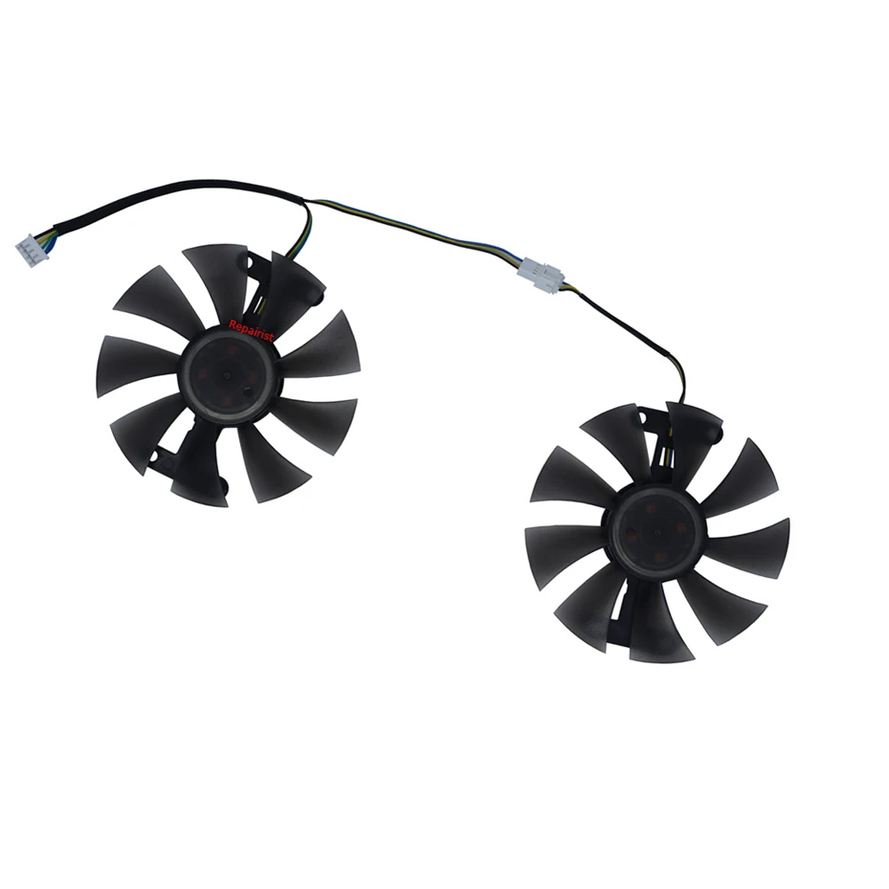 

2Pcs/Set,85MM Diameter,Graphics Card Fan,GA91S2H,For VEINEDA Video Cards RX580 8GB RX 580 8G 256 Bit 2048SP,VGA Cooler