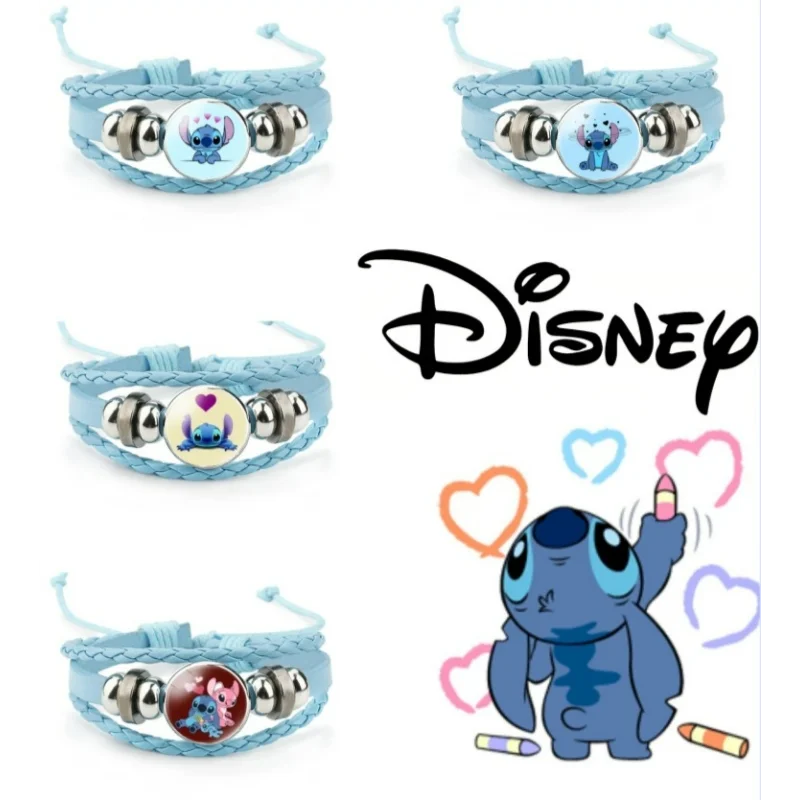 

Браслет из мультфильма «Disney Stitch», прозрачный милый браслет из акрилового аниме «Лило и Ститч», детские игрушки, подарок на день рождения для девочек