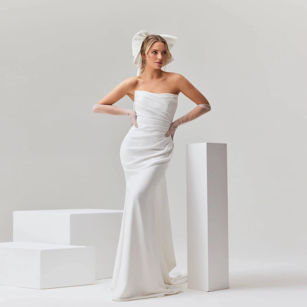 Женское платье-русалка без рукавов It's yiiya, белое классическое платье без бретелек в стиле кошачий глаз на лето 2024
Женское платье-русалка без рукавов It's yiiya, белое классическое платье без бретелек в стиле кошачий глаз на лето 2024