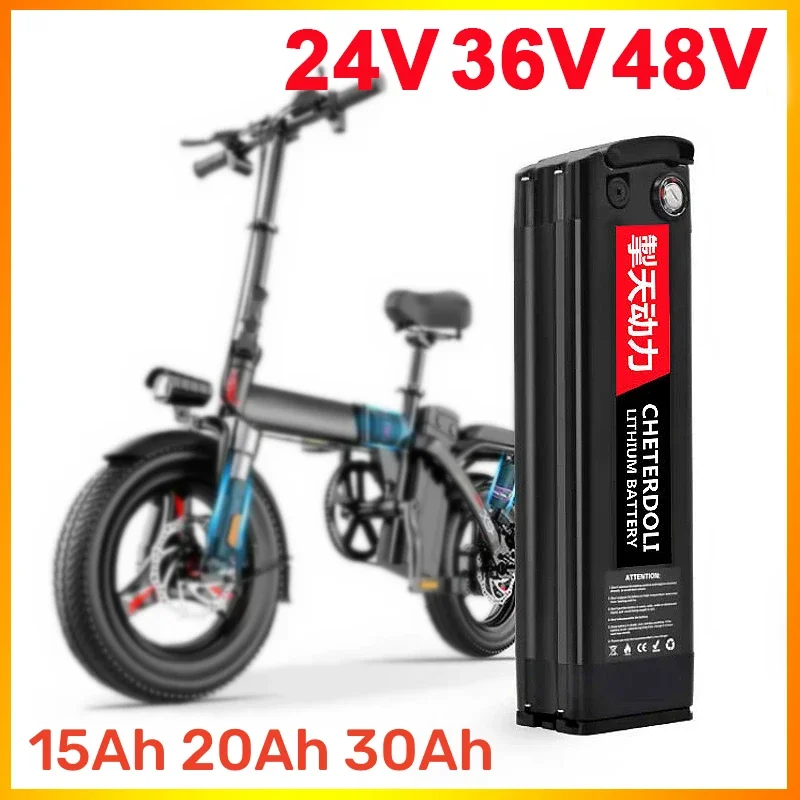 

New 48V 20Ah Silverfish Lithium Electric Bike 1000W 500W 24V 36V Lithium Ion Electric Bike Bicycle 48V18650Battery Pack+Charger