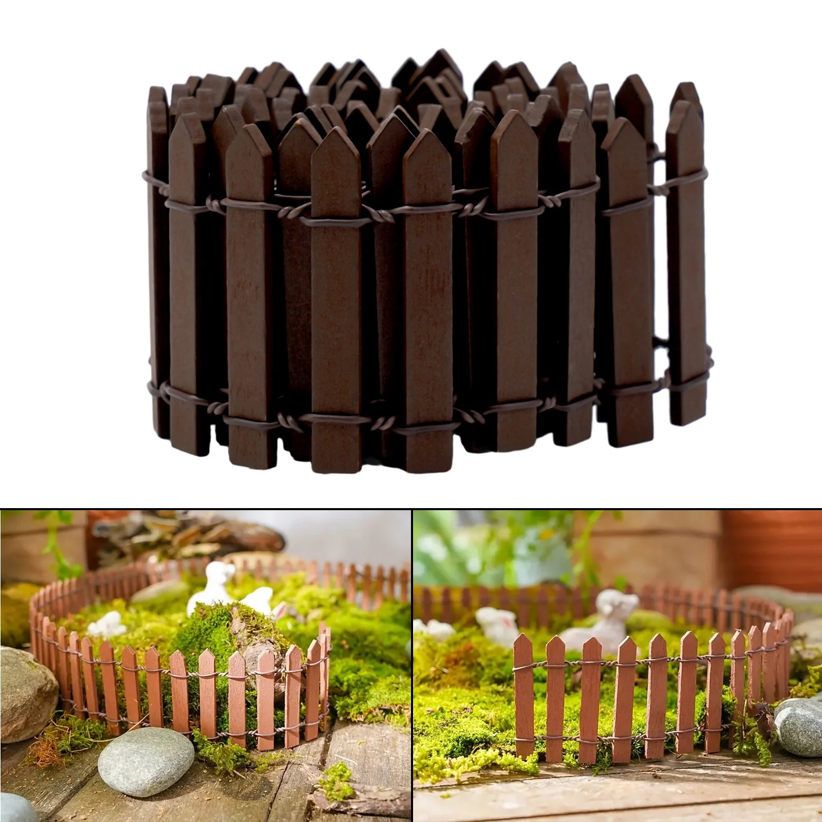 1pc Mini Fence 100x5cm Wood Creative Simulation Small Fence Home Garden DIY Crafts Landscape Decoration Succulents Potted Decor
1pc Mini Fence 100x5cm Wood Creative Simulation Small Fence Home Garden DIY Crafts Landscape Decoration Succulents Potted Decor