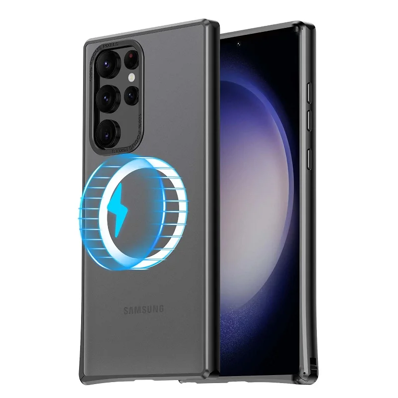 Z-SHOW Magnetic Metal For Samsung Galaxy S23 Ultra Case Magsafe Wireless Charging Lens Protect Shockproof Ultra-thin Cover Bag
Z-SHOW Magnetic Metal For Samsung Galaxy S23 Ultra Case Magsafe Wireless Charging Lens Protect Shockproof Ultra-thin Cover Bag