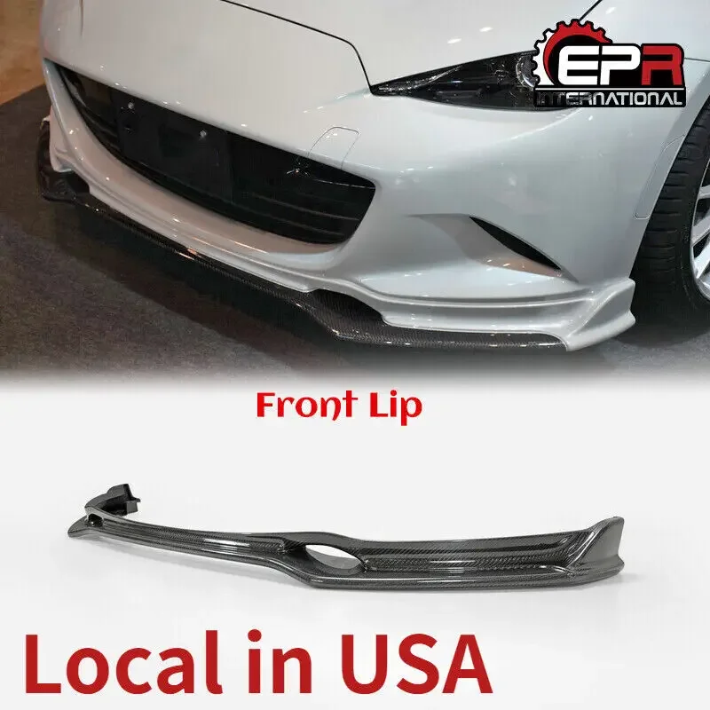 (Local in USA) For Mazda Miata Roadster MX5 ND ND5RC Carbon Fiber ESQ Style Front Bumper Lip 
(Local in USA) For Mazda Miata Roadster MX5 ND ND5RC Carbon Fiber ESQ Style Front Bumper Lip