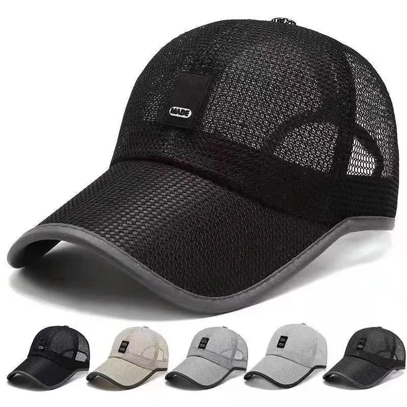 

Мужская сетчатая стандартная летняя шапка, головной убор для папы, головные уборы для рыбалки, кепка для грузовика