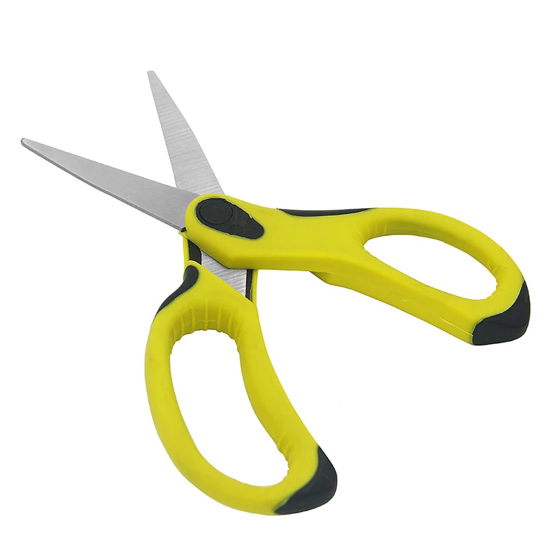 

Dobeli 7'' / 5.3'' Stainless Steel Blade Office Scissors PP + TPR Handle DIY Student Cutter Multipurpose Shear Household