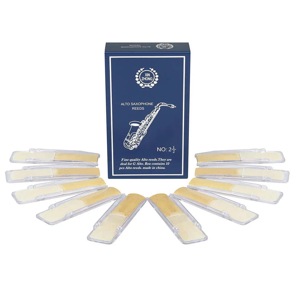 Hot Sale Brand New Alto Saxophone Reeds 10pcs 10pcs/Pack Accessories Alto Sax Reeds Eb For Jazz Performers High Quality
Hot Sale Brand New Alto Saxophone Reeds 10pcs 10pcs/Pack Accessories Alto Sax Reeds Eb For Jazz Performers High Quality