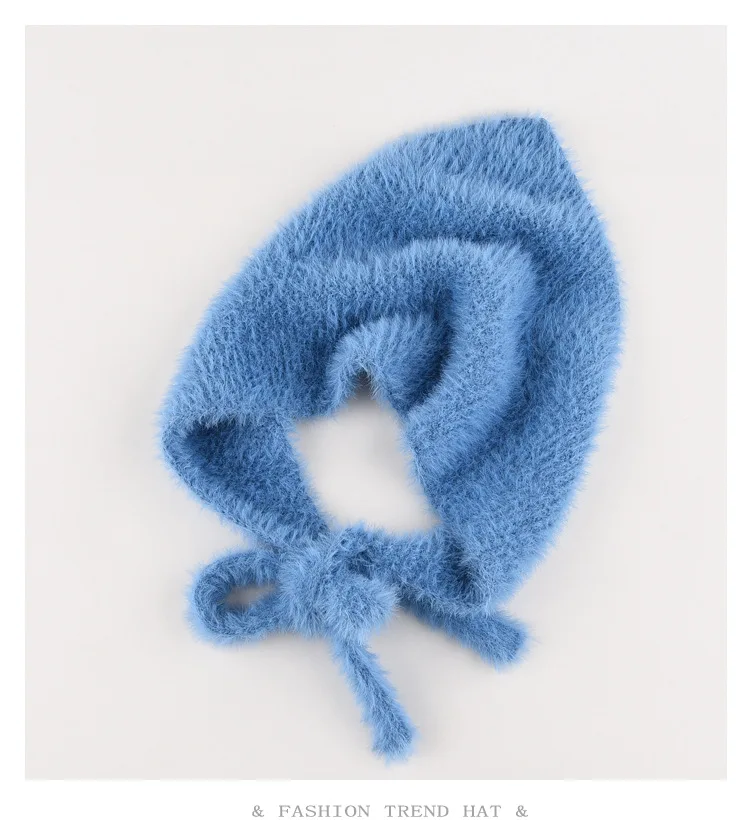 French Style Triangular Headscarf - Women's Winter Accessory 3 S51f5fe94f417462faaa0f48e15d8e9a6d