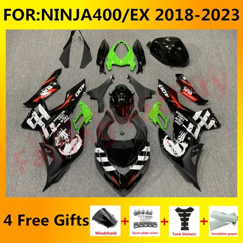 NEW ABS Motorcycle Fairings Kit fit For Ninja400 EX400 EX Ninja 400 2018 2019 2020 2021 2022 2023 full fairing set black green
NEW ABS Motorcycle Fairings Kit fit For Ninja400 EX400 EX Ninja 400 2018 2019 2020 2021 2022 2023 full fairing set black green