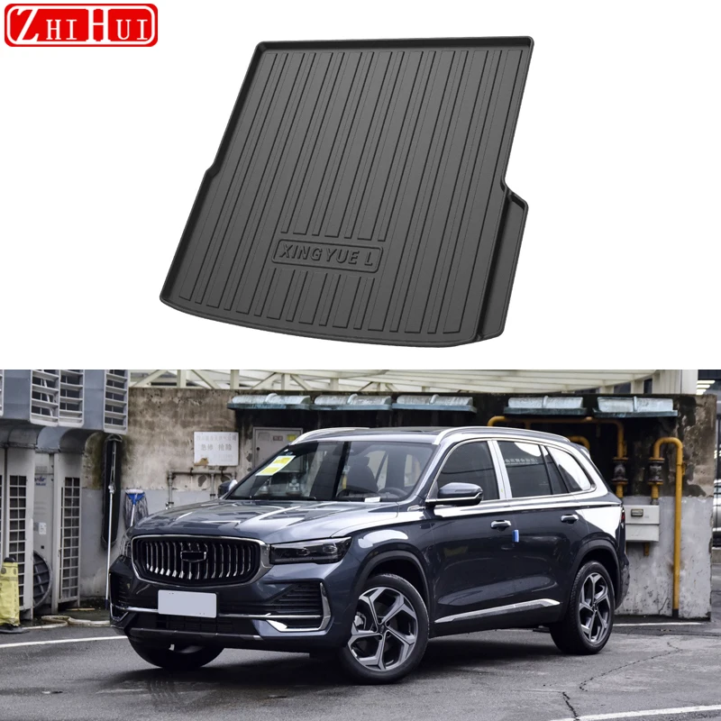 

For Geely Monjaro Xingyue L 2022 2023 Car Rear Trunk Liner Cargo Boot TPO Trunk Mat Floor Tray Mud Kick Carpet Auto Accessories