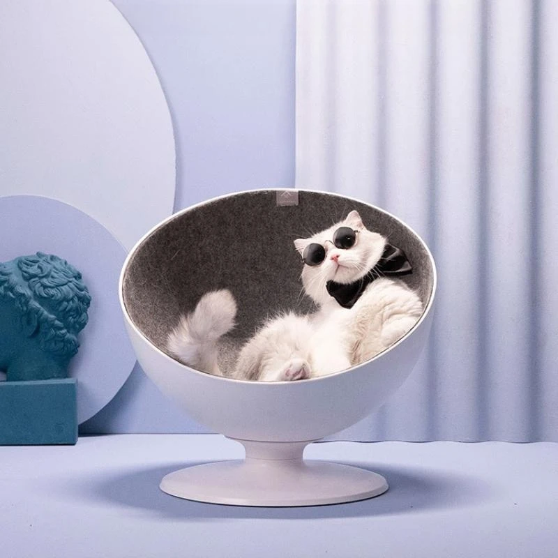 Pet Bed Boss Cat Rotating Chair Dog Rotatable Kennel Interactive Semi Enclosed Cat House All-season Universal Pet Space Capsule
Pet Bed Boss Cat Rotating Chair Dog Rotatable Kennel Interactive Semi Enclosed Cat House All-season Universal Pet Space Capsule