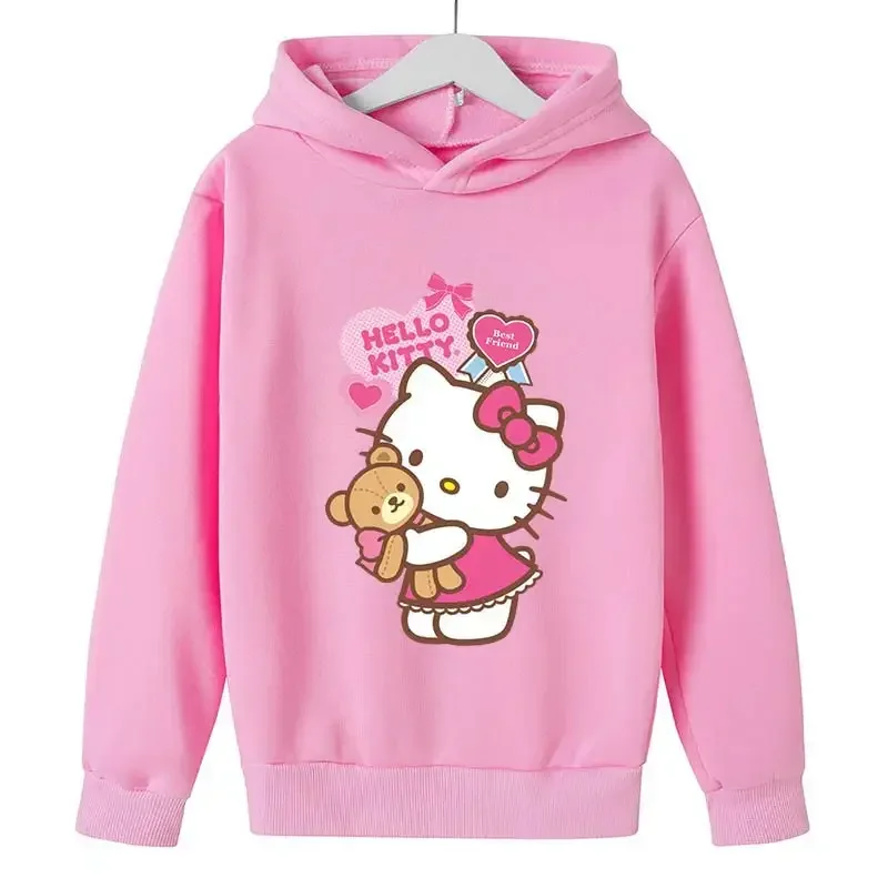 Hello Kitty Kids Sweatshirts Girls Kawaii Hoodie Cartoon Print Long Sleeve Hoodies Boys Spring Autumn Anime Graphic Tops Childre
Hello Kitty Kids Sweatshirts Girls Kawaii Hoodie Cartoon Print Long Sleeve Hoodies Boys Spring Autumn Anime Graphic Tops Childre