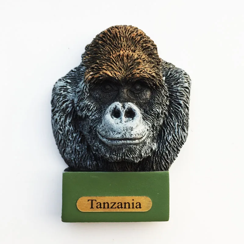 Fridge magnet Tanzania Chimpanzee Style Creative Cultural Landscape Decoration Message Sticker Tourism Souvenir
Fridge magnet Tanzania Chimpanzee Style Creative Cultural Landscape Decoration Message Sticker Tourism Souvenir