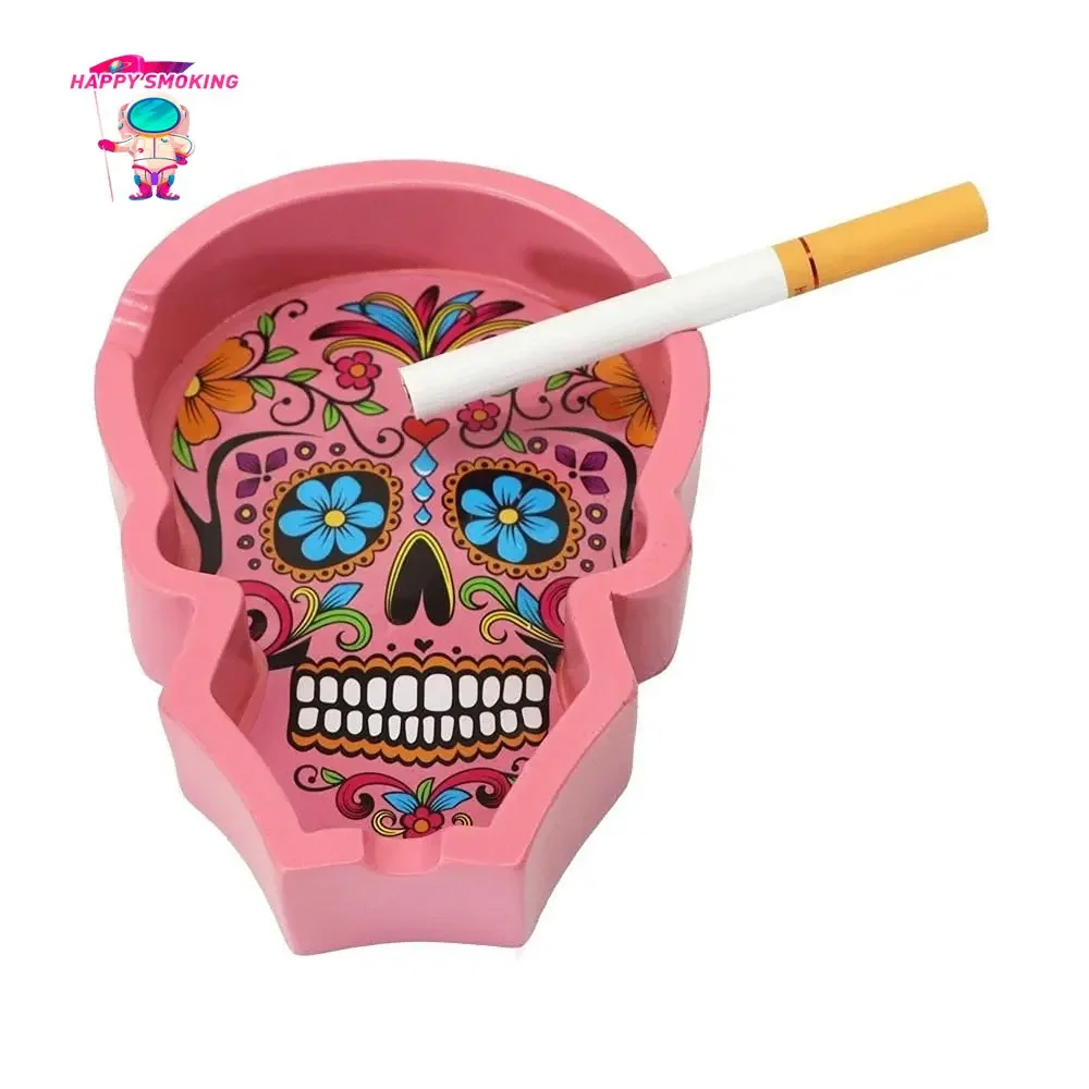 

HAPPY Portable Cigar Ashtray Resin Brand New Ash Tray Cenicero מאפרה for Office Desk Home Cigarette Smoking Accessories