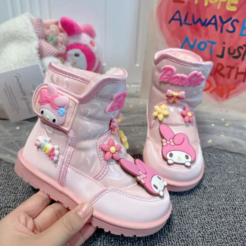 Winter Sanrios Anime Kawaii Thickened Snow Boots Girls My Melody Mid Length Cotton Boots Sports Warmth Waterproof Cotton Shoes
Winter Sanrios Anime Kawaii Thickened Snow Boots Girls My Melody Mid Length Cotton Boots Sports Warmth Waterproof Cotton Shoes