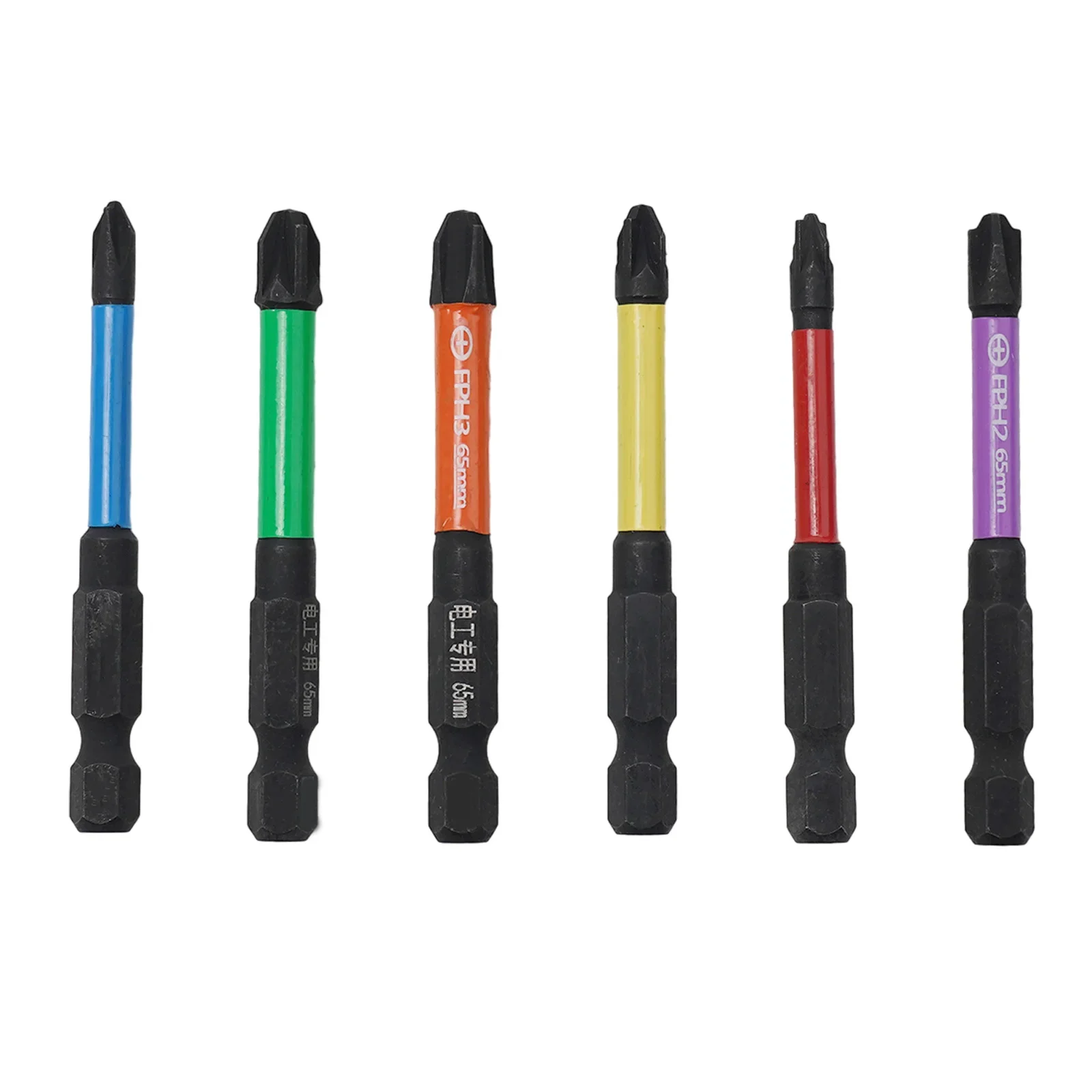 High Quality Practical Screwdriver Bits Slotted Cross FPZ2 FPZ3 For Electrician Magnetism 65mm 6pcs Alloy Steel
High Quality Practical Screwdriver Bits Slotted Cross FPZ2 FPZ3 For Electrician Magnetism 65mm 6pcs Alloy Steel