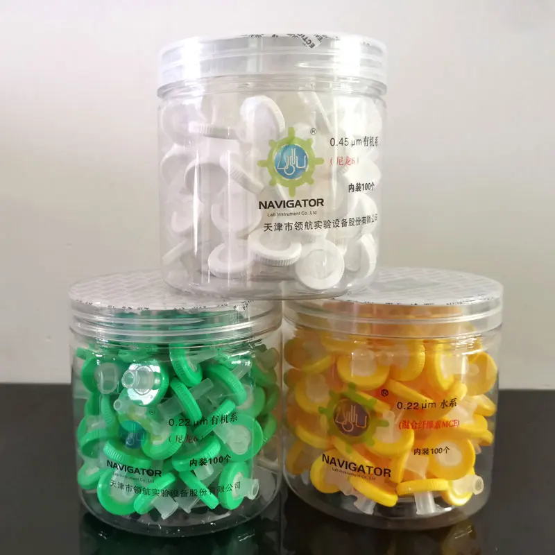 100pcs/lot Lab 13mm 25mm Disposable Needle Filter Aquo-system/Organic-system/PTFE 0.22/0.45um Millipore Membrane Syringe Filter
100pcs/lot Lab 13mm 25mm Disposable Needle Filter Aquo-system/Organic-system/PTFE 0.22/0.45um Millipore Membrane Syringe Filter