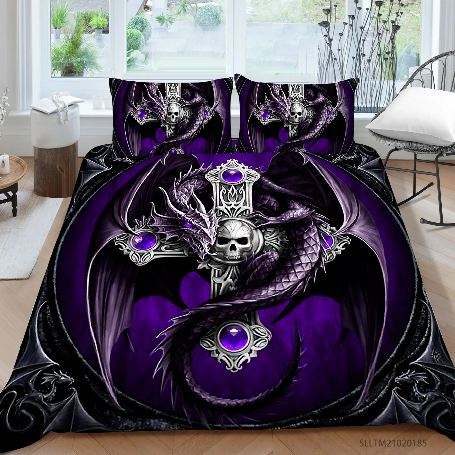 Hot Style Soft Bedding Set 3d Digital Skull Printing 2/3pcs Duvet Cover Set with Zipper Single Twin Double Full Queen King
Hot Style Soft Bedding Set 3d Digital Skull Printing 2/3pcs Duvet Cover Set with Zipper Single Twin Double Full Queen King
