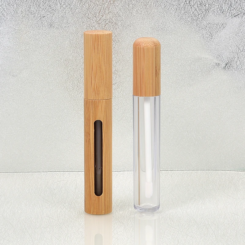 5Pcs 5ml 6ml Eco-friendly Natural Bamboo Lipstick Tube Transparent Lip Gloss Tube for Cosmetics Wooden and Plastic Lipbalm Tube
5Pcs 5ml 6ml Eco-friendly Natural Bamboo Lipstick Tube Transparent Lip Gloss Tube for Cosmetics Wooden and Plastic Lipbalm Tube