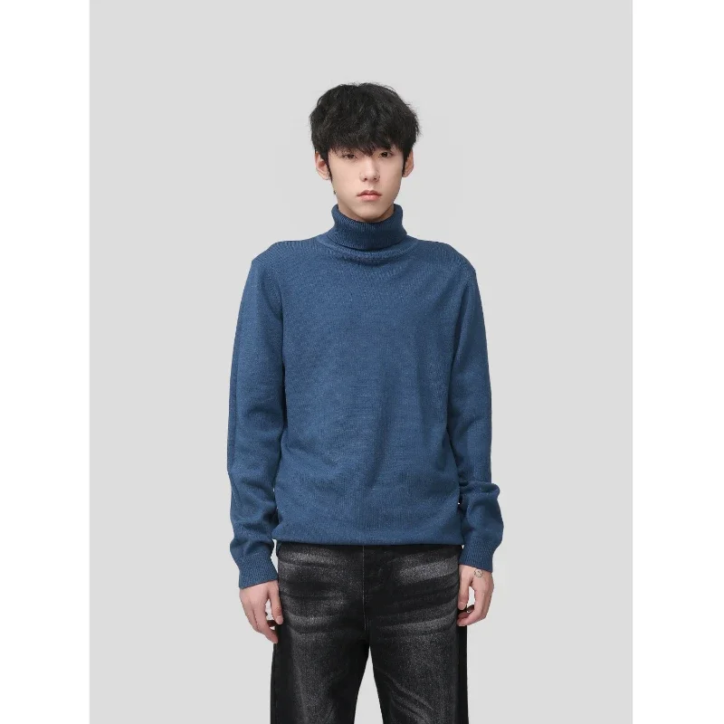 Men's 2023 New Korean Style Turtleneck Pullover Long-sleeved Knitted Bottoming Shirt with Comfortable Warm and Versatile Sweater
Men's 2023 New Korean Style Turtleneck Pullover Long-sleeved Knitted Bottoming Shirt with Comfortable Warm and Versatile Sweater