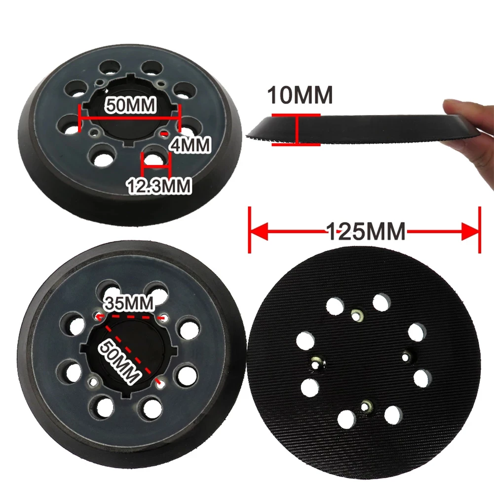 2PCS 5 Inch 125mm 8-Hole Hook&Loop Sanding Pad Backing Pads For DWE6423 Sander For Power Tool Accessory
2PCS 5 Inch 125mm 8-Hole Hook&Loop Sanding Pad Backing Pads For DWE6423 Sander For Power Tool Accessory