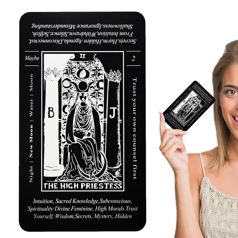 

78 Cards Waite Classic Tarot Card Deck For Beginners English Oracle Cards Fate Divination Tarot Deck Party Board Game