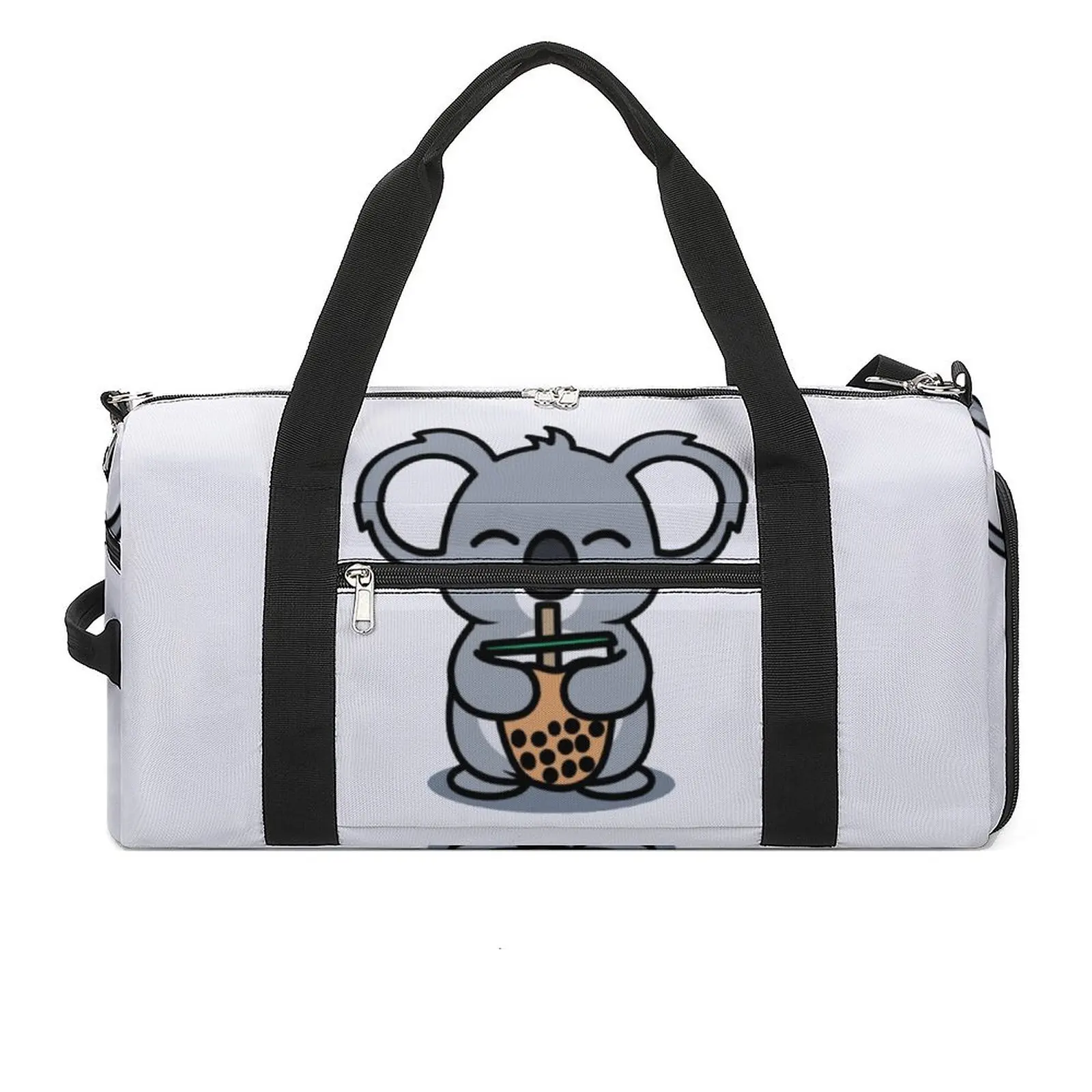 Gym Bag Cute Koala Bubble Tea Sports Bag with Shoes Kawaii Boba Milk Tea Couple Weekend Handbag Novelty Travel Fitness Bag
Gym Bag Cute Koala Bubble Tea Sports Bag with Shoes Kawaii Boba Milk Tea Couple Weekend Handbag Novelty Travel Fitness Bag