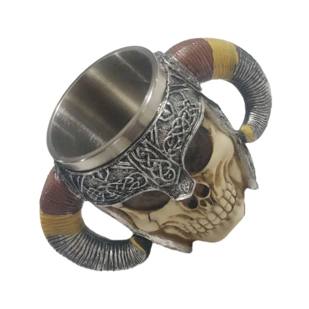Skull Travel Mug Stainless Steel Vintage Viking Beer Mugs Gothic Cups Halloween Bones Drinkware Tankard Collectibles
Skull Travel Mug Stainless Steel Vintage Viking Beer Mugs Gothic Cups Halloween Bones Drinkware Tankard Collectibles