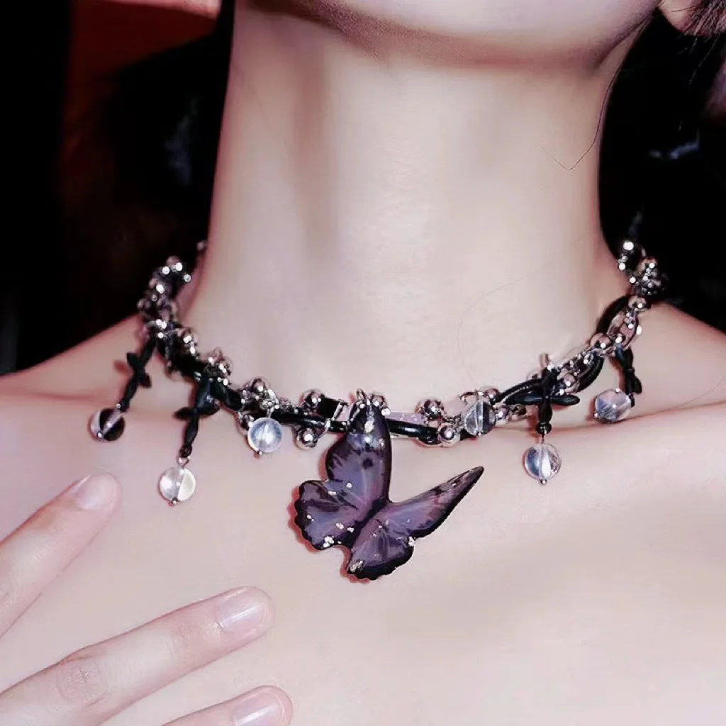 Женская цепочка под ключицу Dark Punk Butterfly Subculture, ювелирные изделия, подарки
Женская цепочка под ключицу Dark Punk Butterfly Subculture, ювелирные изделия, подарки