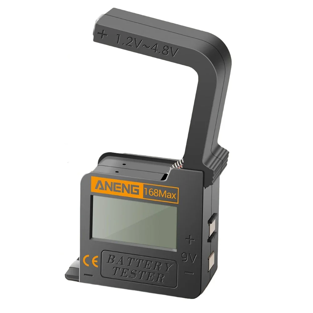 Portable Battery Tester Power Test Smooth Lines 168MAX Digital Display Screen Insulated Plastic Shell Portable Battery Tester
Portable Battery Tester Power Test Smooth Lines 168MAX Digital Display Screen Insulated Plastic Shell Portable Battery Tester