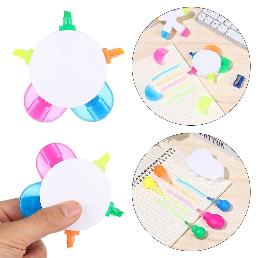 5 in 1 Art Stationery Integrated Portable Graffiti Highlighters Multiple Shapes Color Pen Markers
5 in 1 Art Stationery Integrated Portable Graffiti Highlighters Multiple Shapes Color Pen Markers