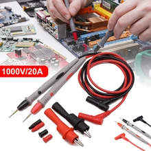 1 Pair Multimeter Test Leads Durable High Precision Digital Multimeter Probes Set Electronic Work Tools 1000V 20A
1 Pair Multimeter Test Leads Durable High Precision Digital Multimeter Probes Set Electronic Work Tools 1000V 20A
