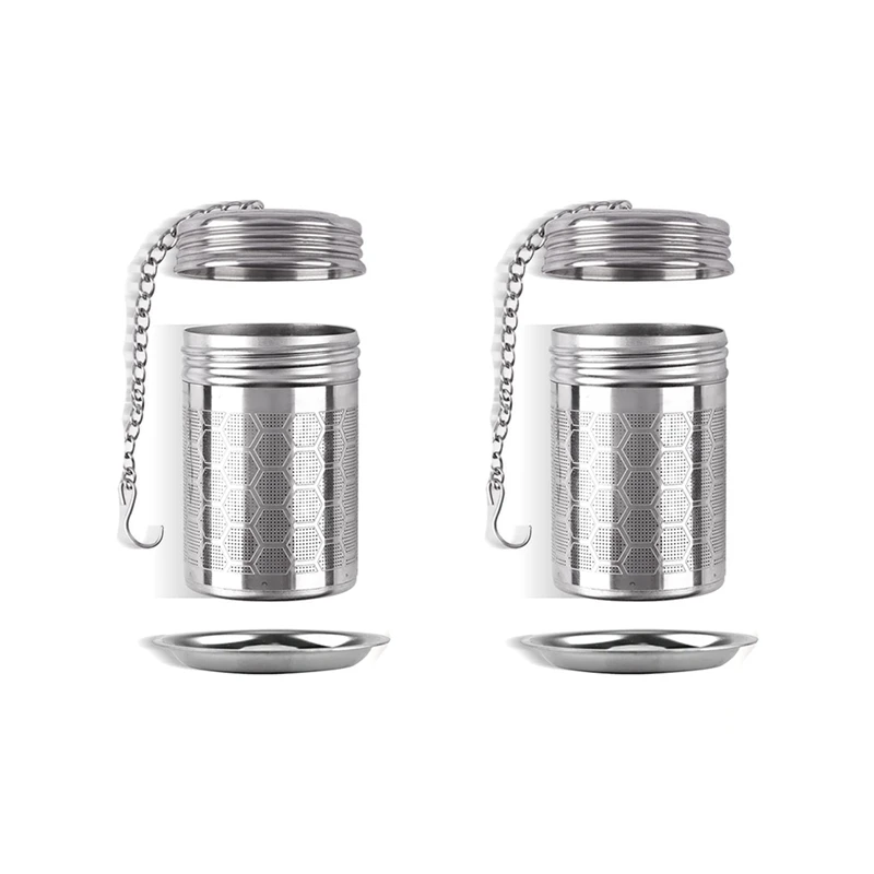 Новый Чайный фильтр-Чайный фильтр для рассыпного чая-чайное ситечко-Чайный фильтр из нержавеющей стали с тонкими отверстиями-2 чайных фильтра со шнурком
Новый Чайный фильтр-Чайный фильтр для рассыпного чая-чайное ситечко-Чайный фильтр из нержавеющей стали с тонкими отверстиями-2 чайных фильтра со шнурком