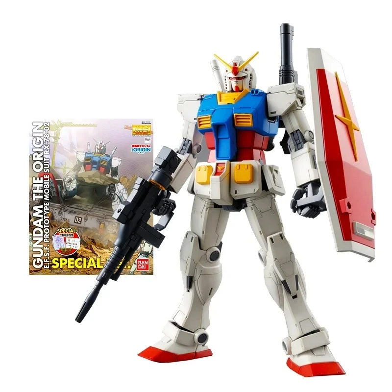 BANDAI Original MG 1/100 RX-78-02 Gundam GUNDAM THE ORIGIN Ver Special Edition Mobile Suit Gundam Model Kit Model Assembly
BANDAI Original MG 1/100 RX-78-02 Gundam GUNDAM THE ORIGIN Ver Special Edition Mobile Suit Gundam Model Kit Model Assembly