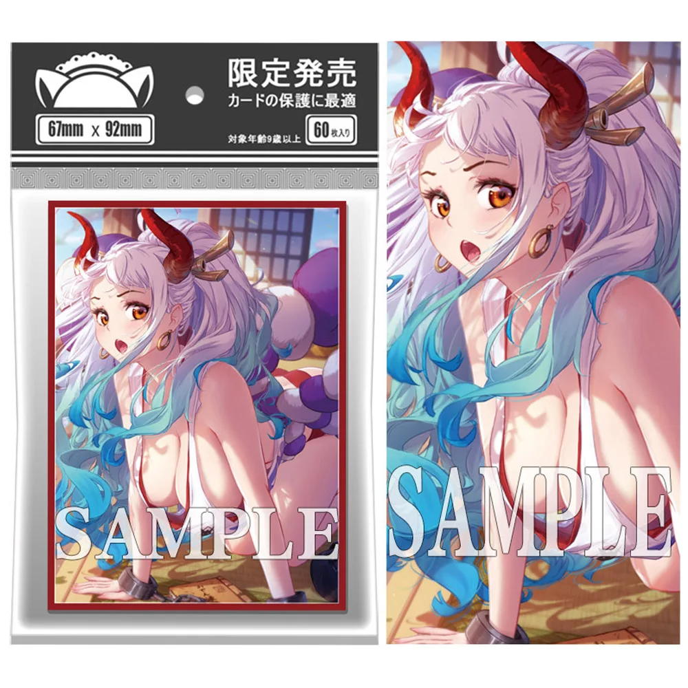 

60Sheets/pack One Piece Card Protection Sleeve Charming Girl Yamato Table Game Card Case Collection Card Cover Gift 67*92mm