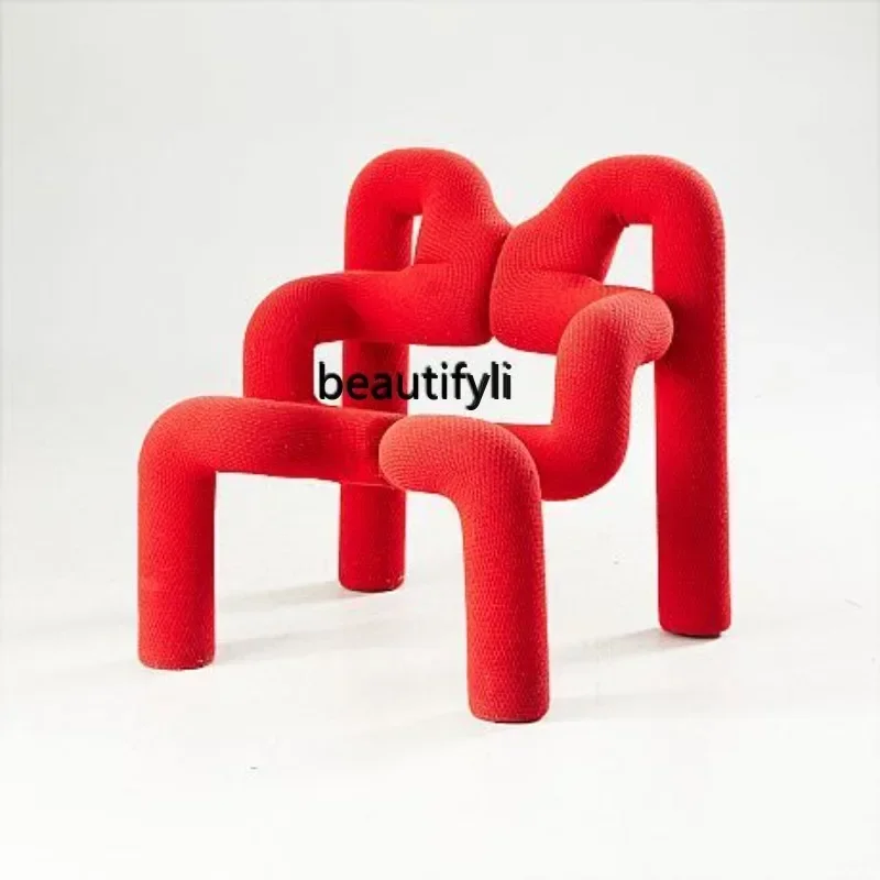 Customized Nordic Designer Spider Chair Creative Metal Water Pipe Shaped Lazy Bone Chair Art Minimalist Casual Couch 
Customized Nordic Designer Spider Chair Creative Metal Water Pipe Shaped Lazy Bone Chair Art Minimalist Casual Couch