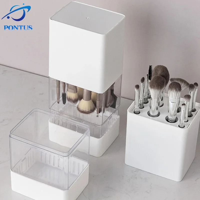 Makeup Brush Holder Organizer Cosmetic Storage Box Dustproof Storages Boxs Lipstick Pencil Containing Rack Makeups Organizers
Makeup Brush Holder Organizer Cosmetic Storage Box Dustproof Storages Boxs Lipstick Pencil Containing Rack Makeups Organizers