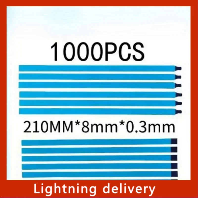 1000pcs New Version Pull Tabs Stretch Release Adhesive Strips for LCD Screen with Handle without Tabs 210MM*8MM*0.6MM
1000pcs New Version Pull Tabs Stretch Release Adhesive Strips for LCD Screen with Handle without Tabs 210MM*8MM*0.6MM