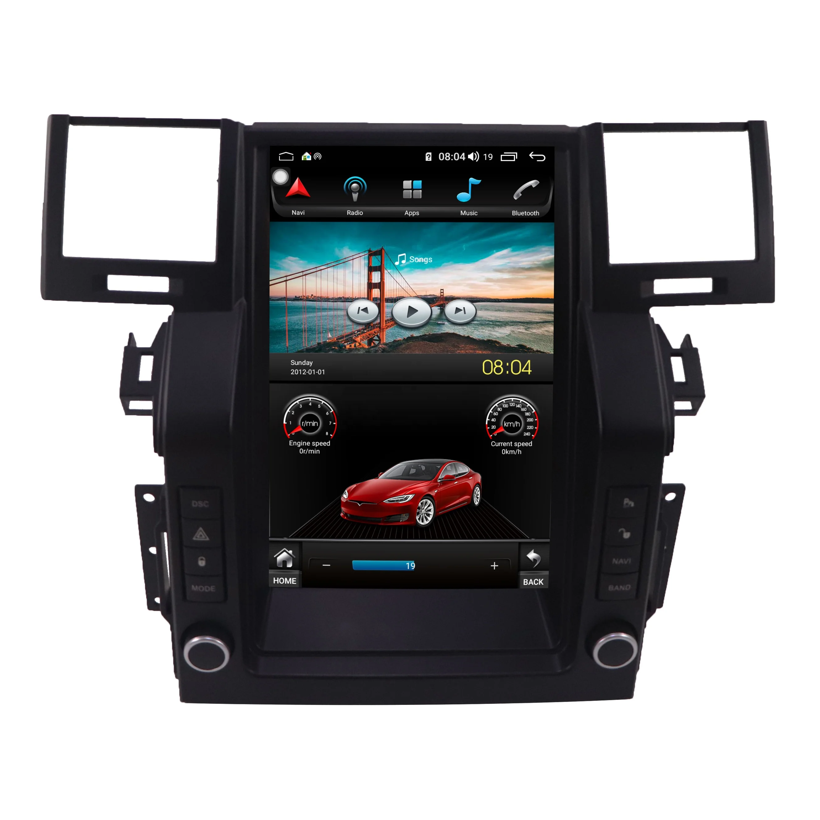 Вертикальный экран 12,1 дюйма Tesla для Land Range Rover Sport 2005-2009 с GPS-навигацией
Вертикальный экран 12,1 дюйма Tesla для Land Range Rover Sport 2005-2009 с GPS-навигацией