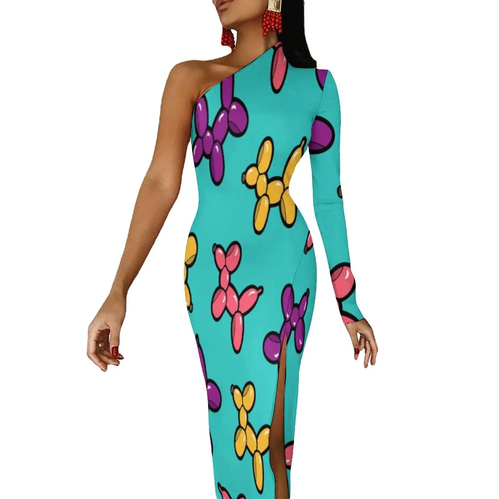 Balloon Animal Long Dress Female Colorful Dogs Print Aesthetic Maxi Dress Summer Long Sleeve Night Club Bodycon Dresses
Balloon Animal Long Dress Female Colorful Dogs Print Aesthetic Maxi Dress Summer Long Sleeve Night Club Bodycon Dresses