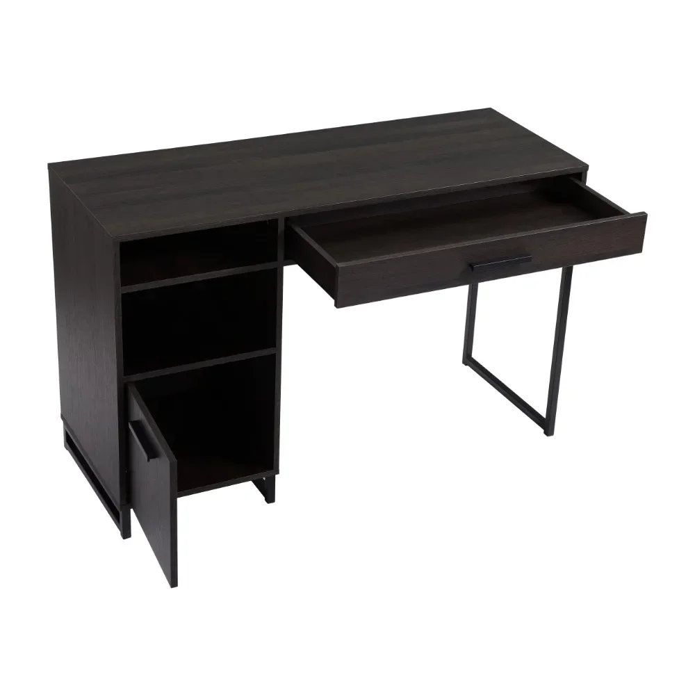 Computer Desks, Wood & Metal Writing Desk with 1 Drawer and 1 Door for Teens Adult, 29.92in, Espresso Finish.computer Desk
Computer Desks, Wood & Metal Writing Desk with 1 Drawer and 1 Door for Teens Adult, 29.92in, Espresso Finish.computer Desk