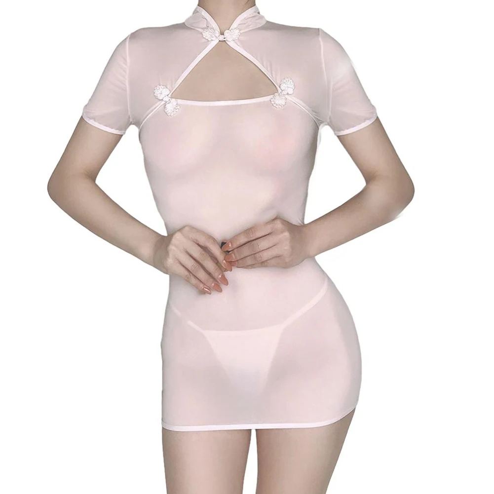 Woman Sexy Clothing Bandage Halter Clubwear Elastic Tight Wrap Hip Low Cut Package Hip Skirt Breathable See-through Dress
Woman Sexy Clothing Bandage Halter Clubwear Elastic Tight Wrap Hip Low Cut Package Hip Skirt Breathable See-through Dress