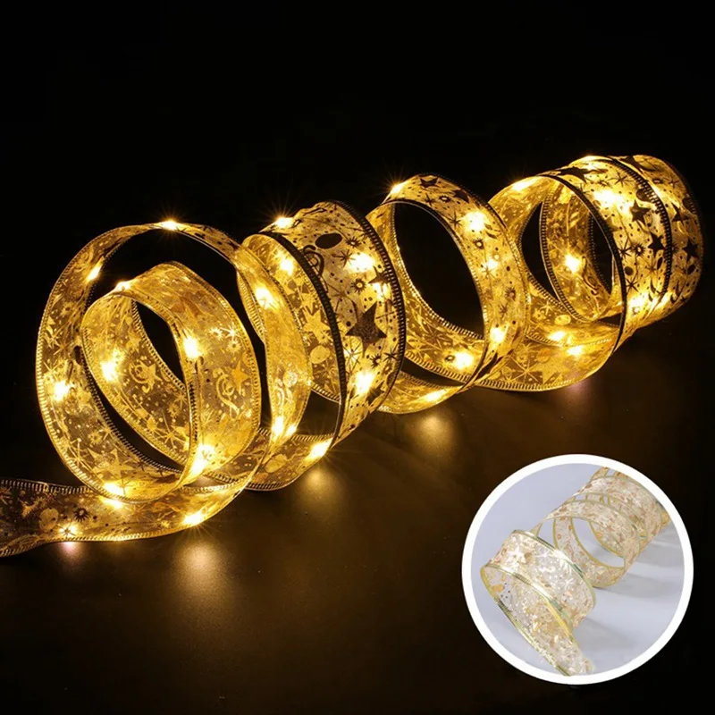 5/10/M LED Ribbon String Lights Christmas Tree Ornaments DIY Fairy Light For Home Holiday Christmas New Year Decoration Lights
5/10/M LED Ribbon String Lights Christmas Tree Ornaments DIY Fairy Light For Home Holiday Christmas New Year Decoration Lights