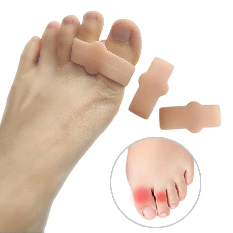 1Pair Gel Silicone Hammer Toe Separators Overlapping Foot Care Tool Splitter Hallux Valgus Straightener Corrector Pain Relieve
1Pair Gel Silicone Hammer Toe Separators Overlapping Foot Care Tool Splitter Hallux Valgus Straightener Corrector Pain Relieve
