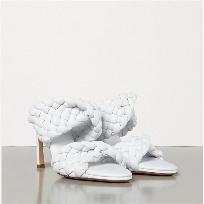 Weave Shoes for Ladies Pointed Toe Thin High Heels Slippers for Women Designer Pumps Sandals Zapatos Mujer Solid Femme Sandalias
Weave Shoes for Ladies Pointed Toe Thin High Heels Slippers for Women Designer Pumps Sandals Zapatos Mujer Solid Femme Sandalias