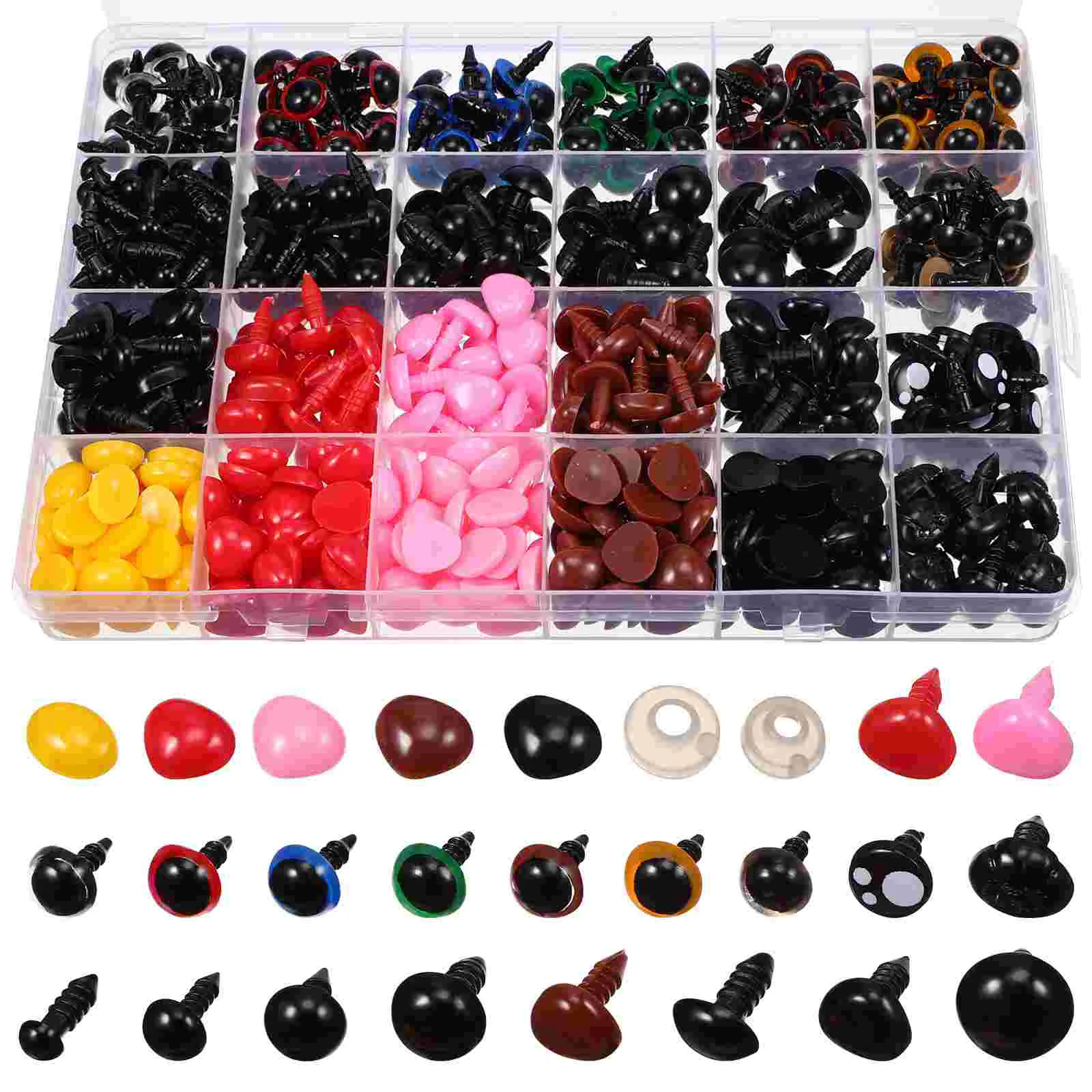 Stuffed Animal Nose Boxed Plush DIY Eyeball Accessories Black Baby Craft Eyes for Animals
Stuffed Animal Nose Boxed Plush DIY Eyeball Accessories Black Baby Craft Eyes for Animals